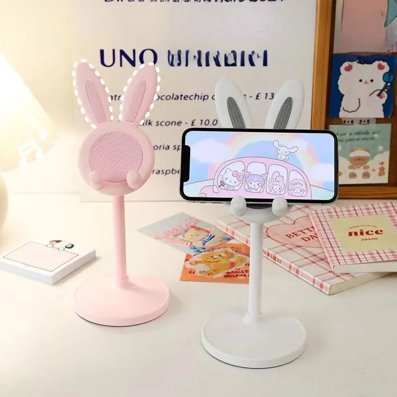 Kawaii Bunny Phone Stand | Adjustable Desktop Phone Holder