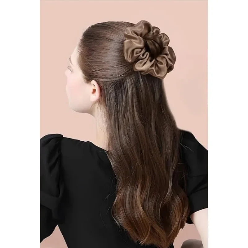 Cloud Satin Scrunchie Set