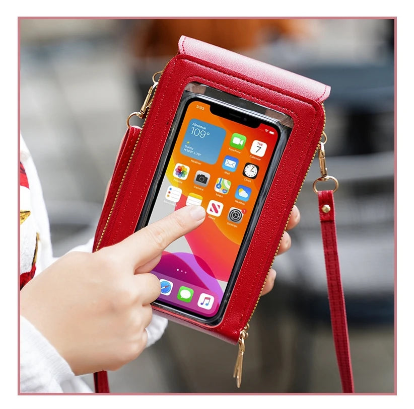 Luxe Touch™ Touchscreen Crossbody Phone Wallet