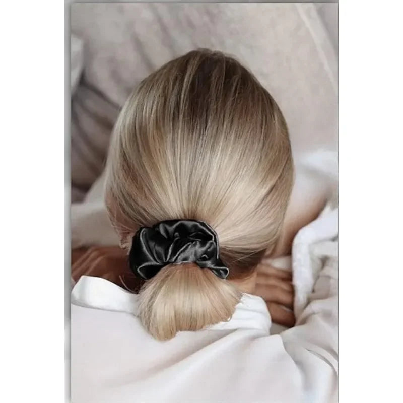 Cloud Satin Scrunchie Set