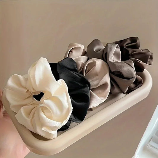 Cloud Satin Scrunchie Set