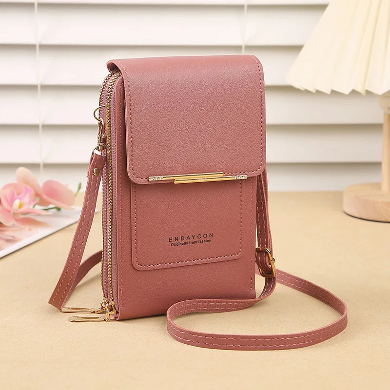 Luxe Touch™ Touchscreen Crossbody Phone Wallet