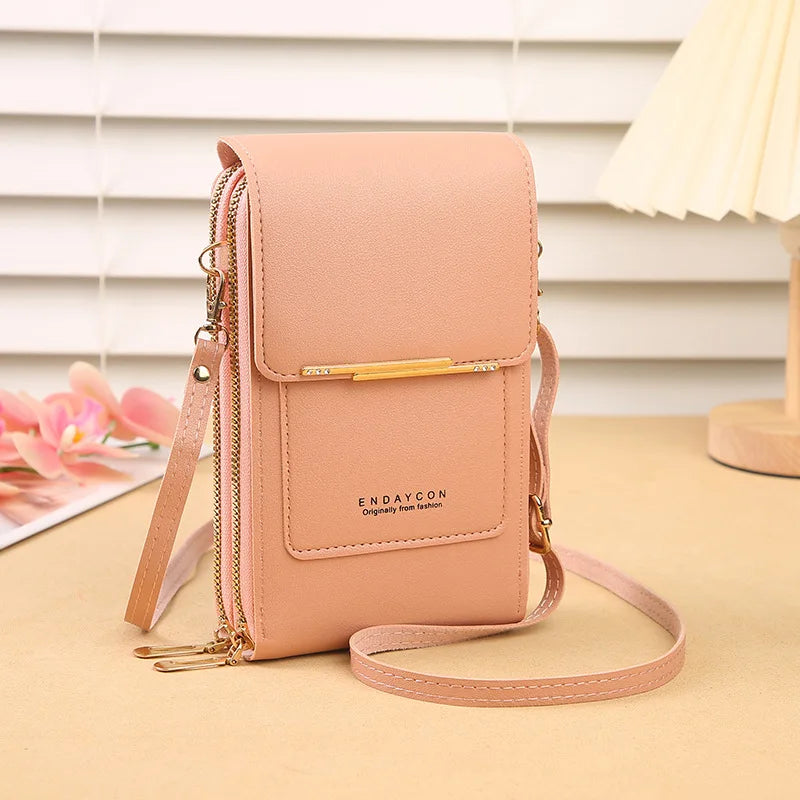 Luxe Touch™ Touchscreen Crossbody Phone Wallet