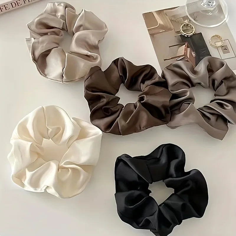 Cloud Satin Scrunchie Set