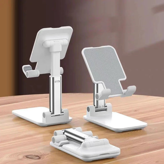 Foldable Adjustable Phone & Tablet Stand | Portable Desktop Holder