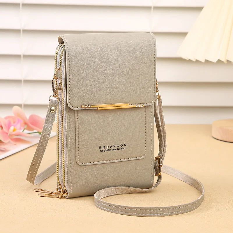 Luxe Touch™ Touchscreen Crossbody Phone Wallet