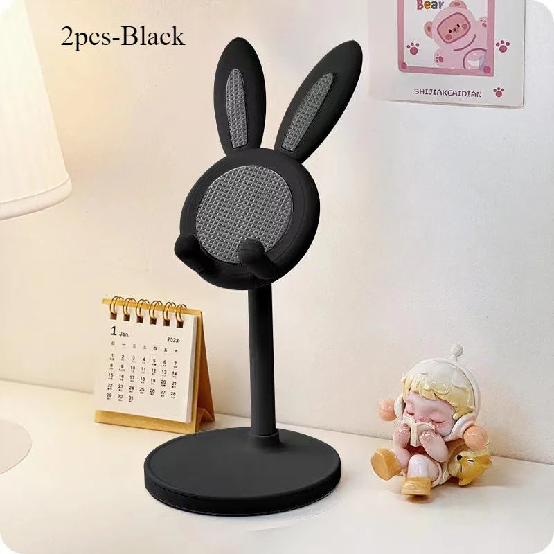Kawaii Bunny Phone Stand | Adjustable Desktop Phone Holder