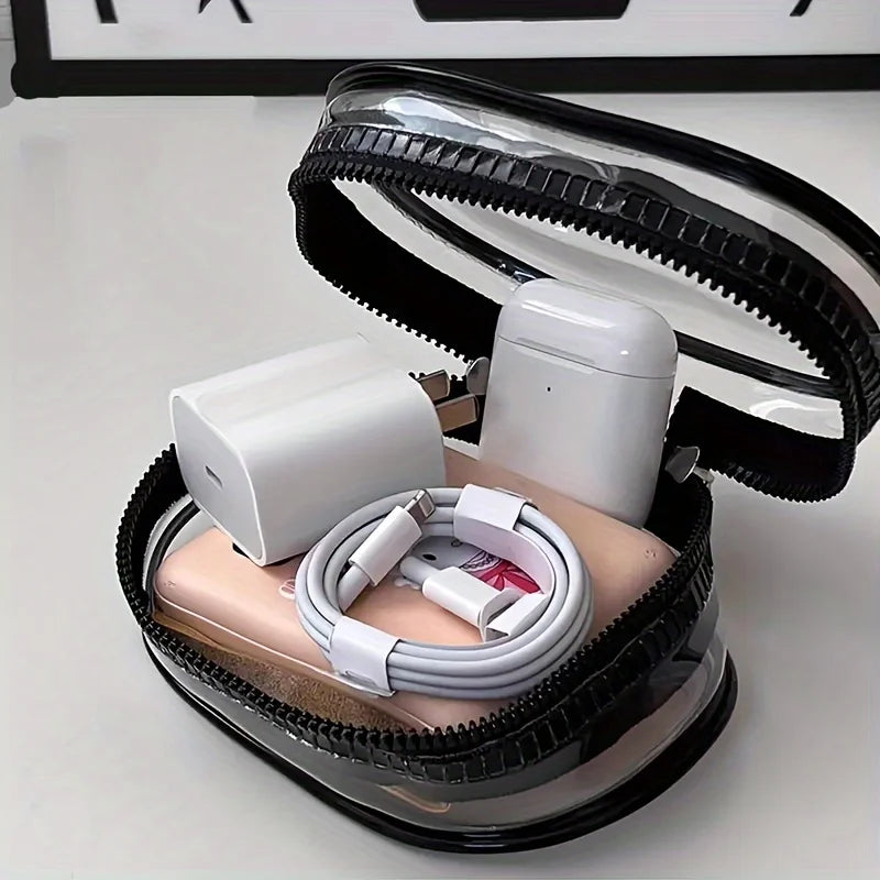 Mini Tech Organizer Keychain Case