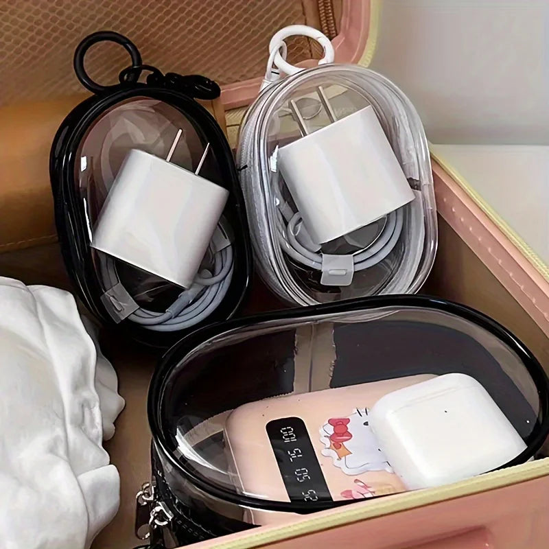 Mini Tech Organizer Keychain Case