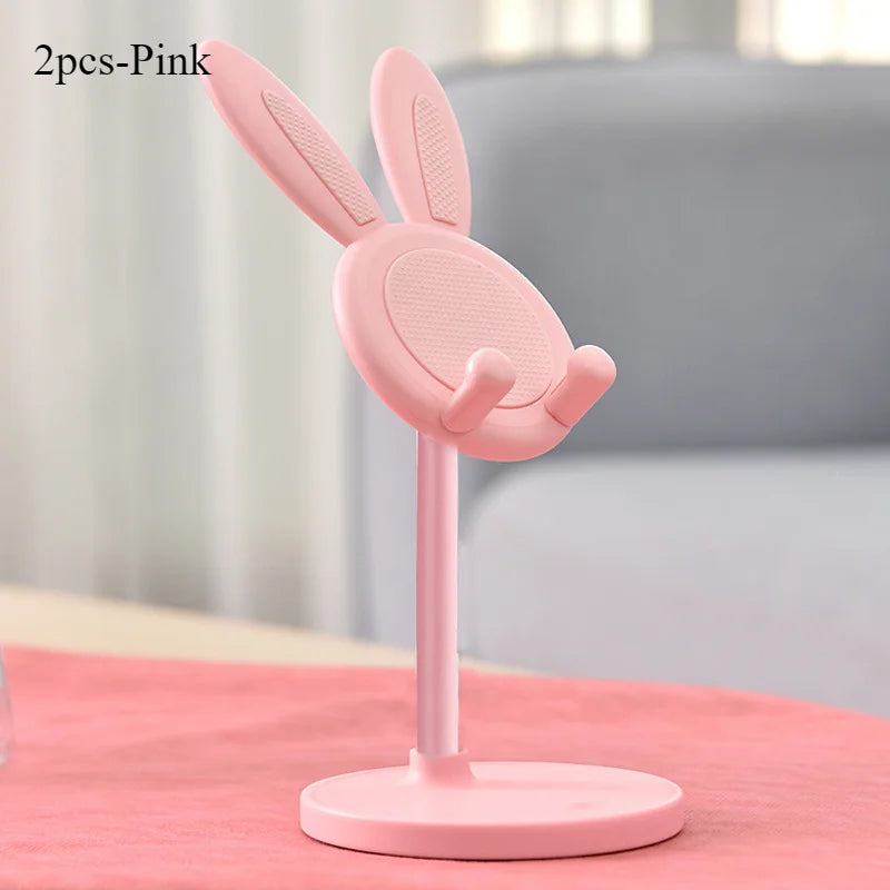Kawaii Bunny Phone Stand | Adjustable Desktop Phone Holder