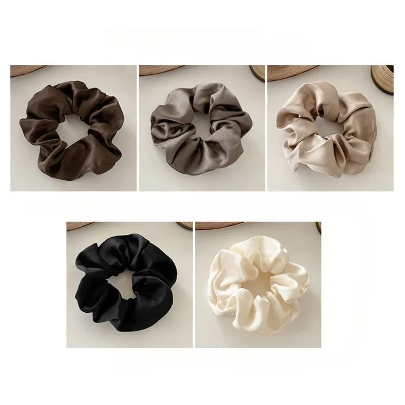 Cloud Satin Scrunchie Set
